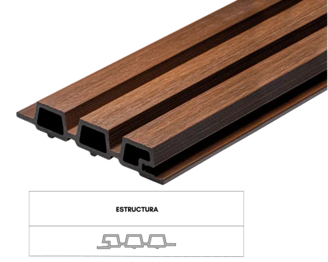 Arkowood wallpanel Ext 3D 160-30