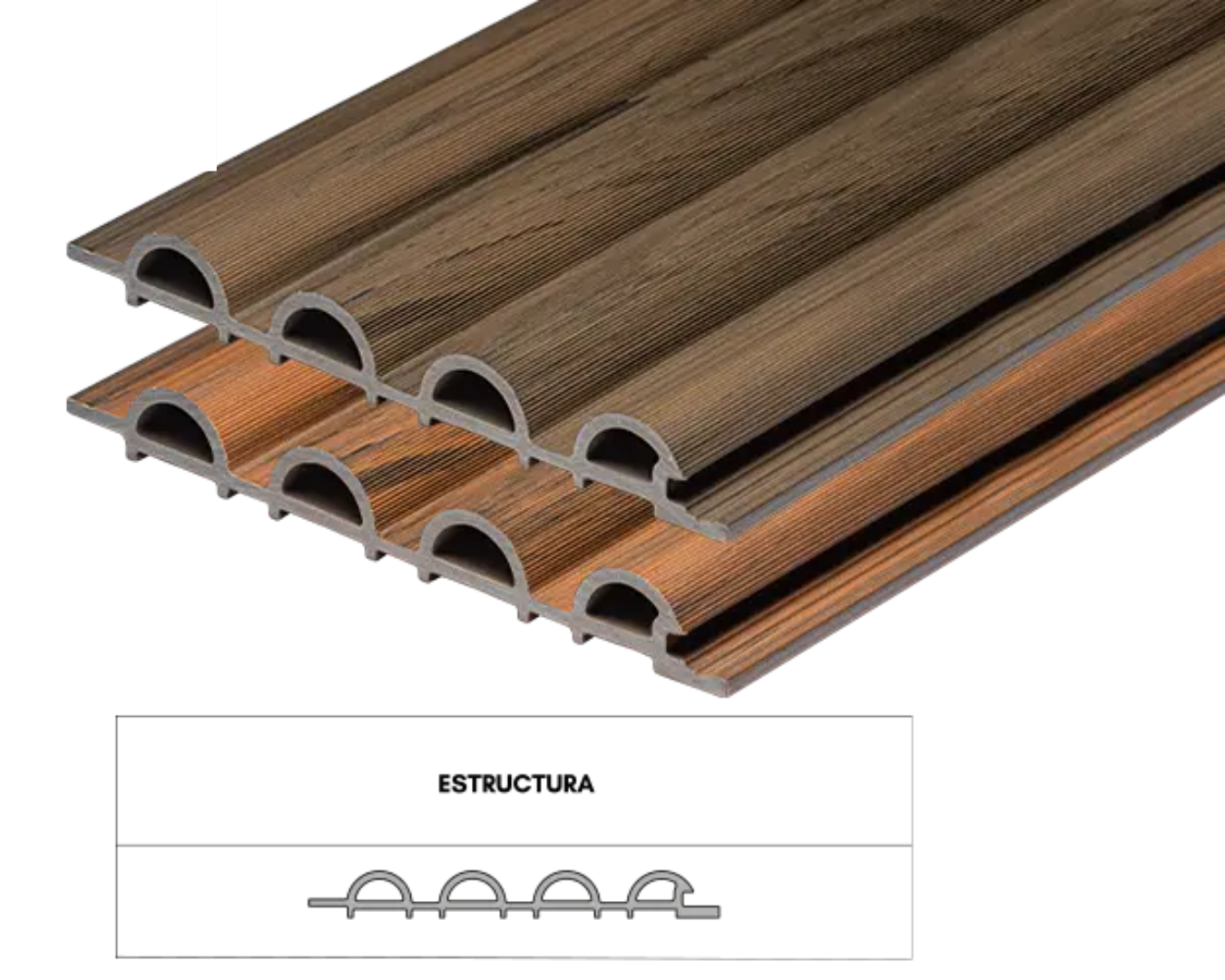 Arkowood wallpanel Ext 3D Waves